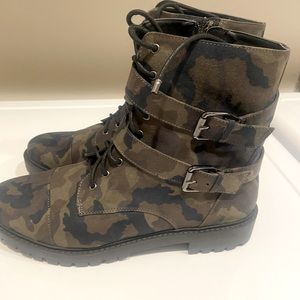 Jessica Simpson Camouflage boots.